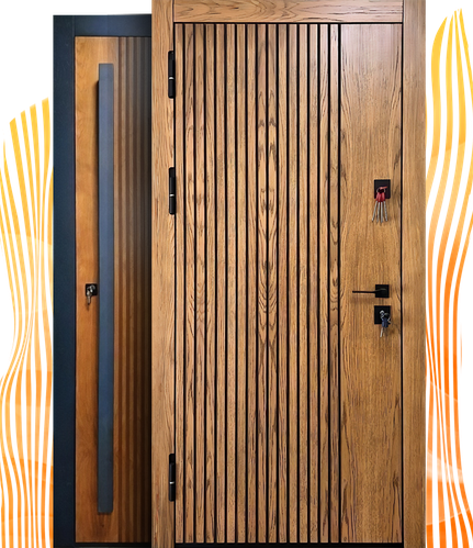 Двери с реечным дизайном